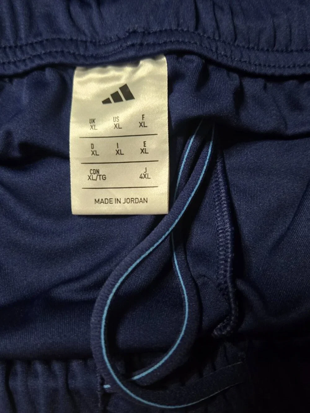 Adidas Men's 3 Stripe Moisture Wicking Breathable Active Short, Blue, Lg